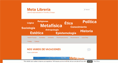 Desktop Screenshot of metalibreria.com